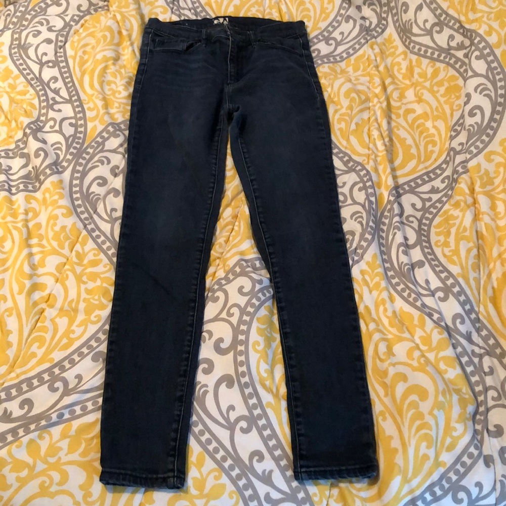 Dark Wash High Waist Jeans